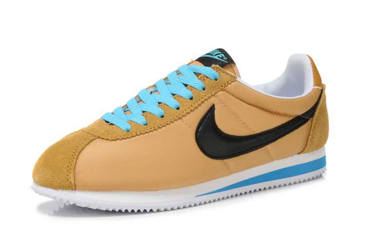 nike cortez 2013 chaussures femme la nike cortez bleu vendre